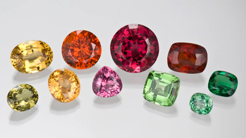 Garnet Gemstone Colors and Types
