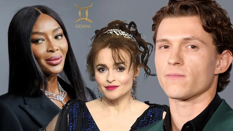 Gemini zodiac of Naomi Campbell, Tom Holland and Helena Bonham