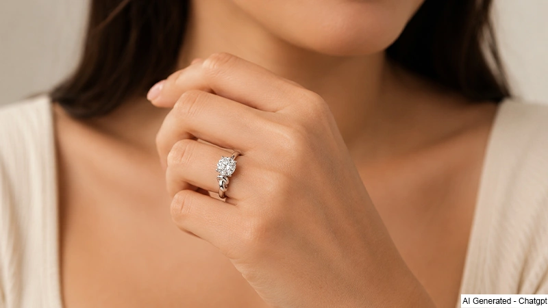Knot Hidden Halo Ring Setting