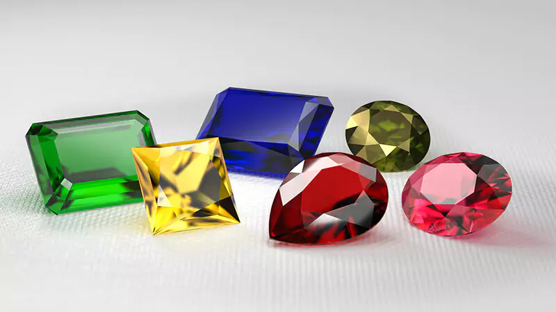 Different gemstones