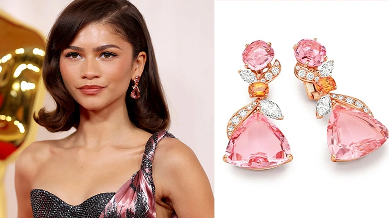 Zendaya's Morganite Earrings