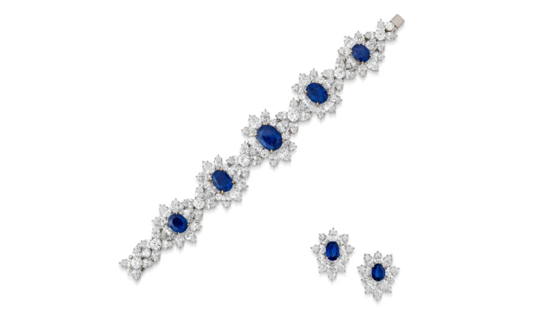 Heidi Horten's Jewelry - Diamond and Sapphire Jewelry