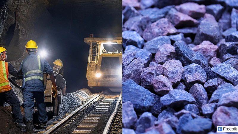 tanzanite mine workers underground