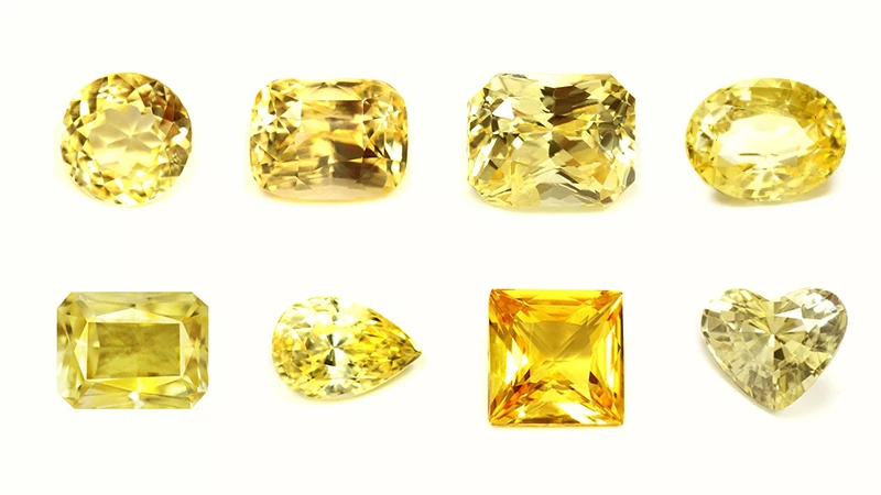 yellow sapphire cuts