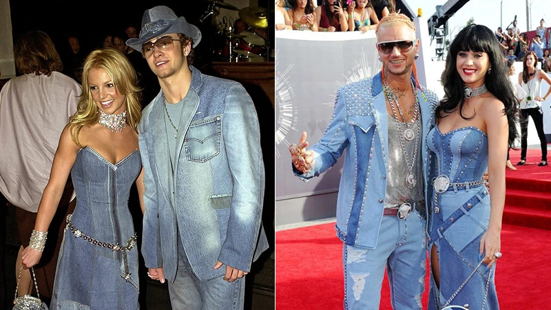 Britney Spears and Justin Timberlake, Katy Perry and Riff Raff