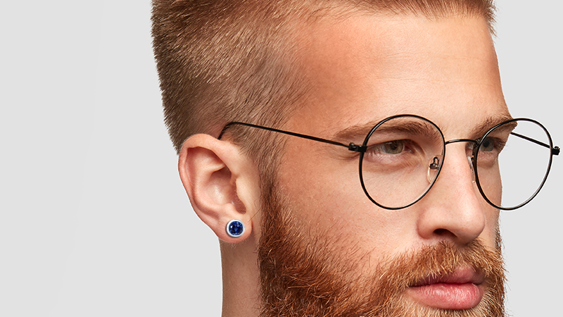 Gemstone Earrings for Mens