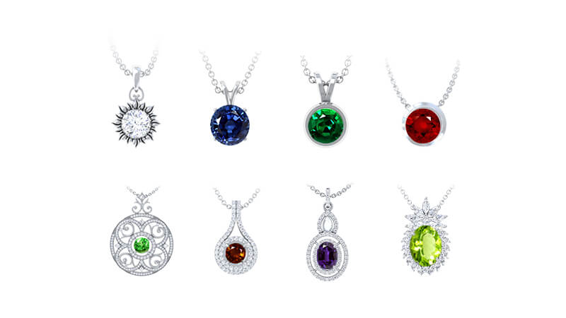 Birthstone pendant gifts on friendship day 2023