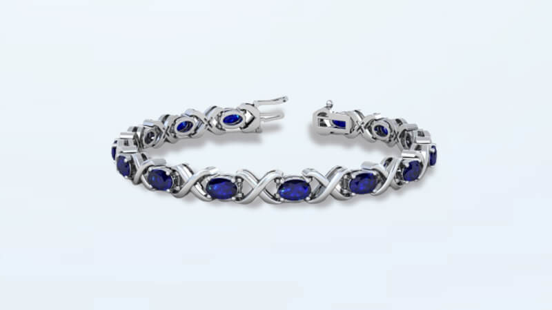 Color Gemstone Bracelets: A Tanzanite Bracelet