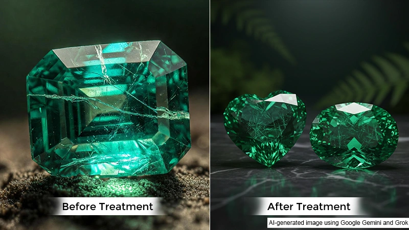 treatment of a gemstone