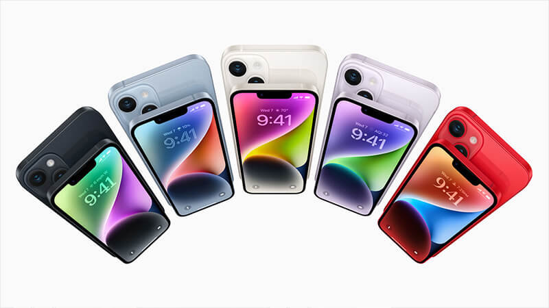 iPhone 14 and iPhone 14 Plus color variants