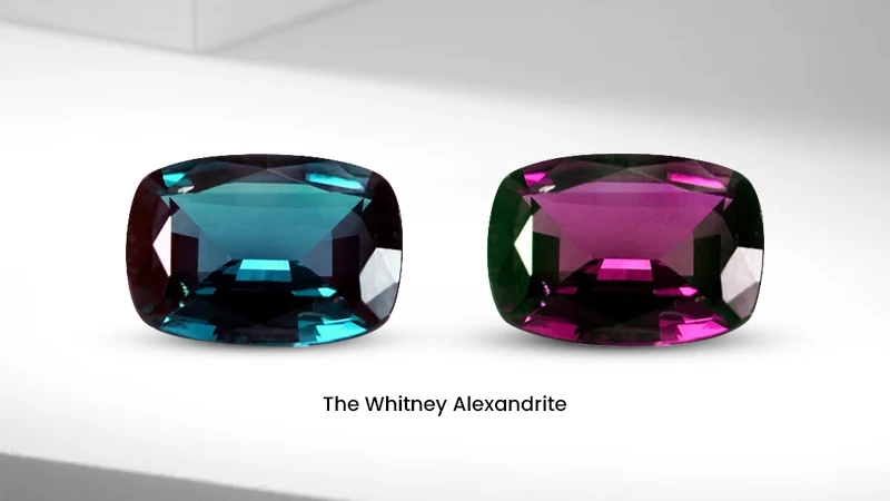 Sauer alexandrite and Whitney Alexandrite