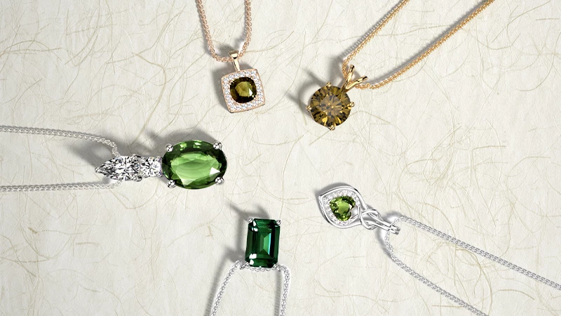 June Birthstone pendants