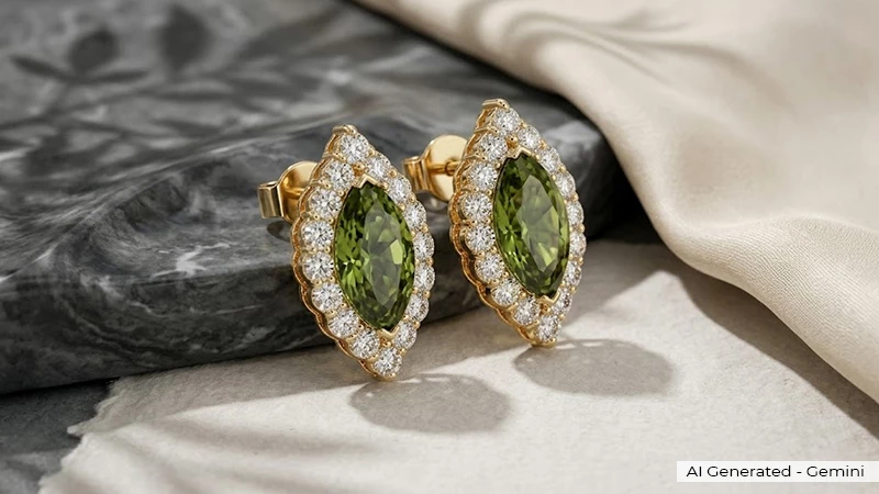 Marquise Diamond & Alexandrite Drops