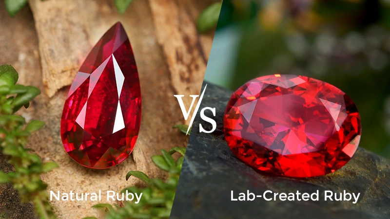 Natural ruby vs Lab-Grown Ruby