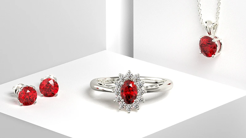 Ruby jewelry