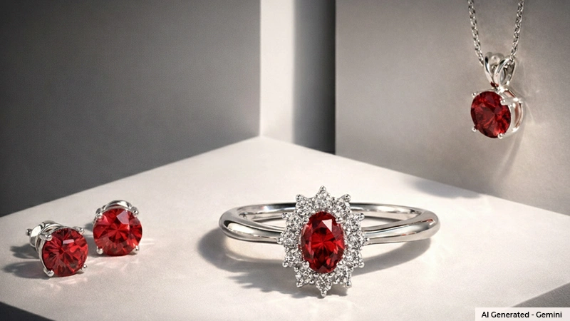 Ruby jewelry