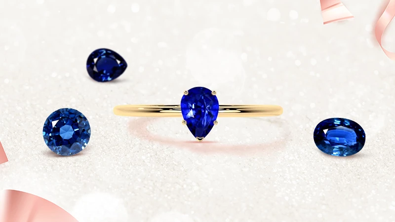 Pear-cut Sapphire Ring summer jewelry