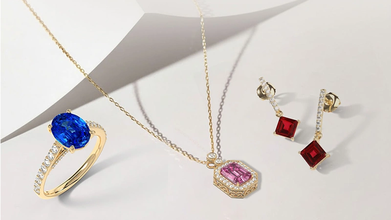 different jewelry pieces