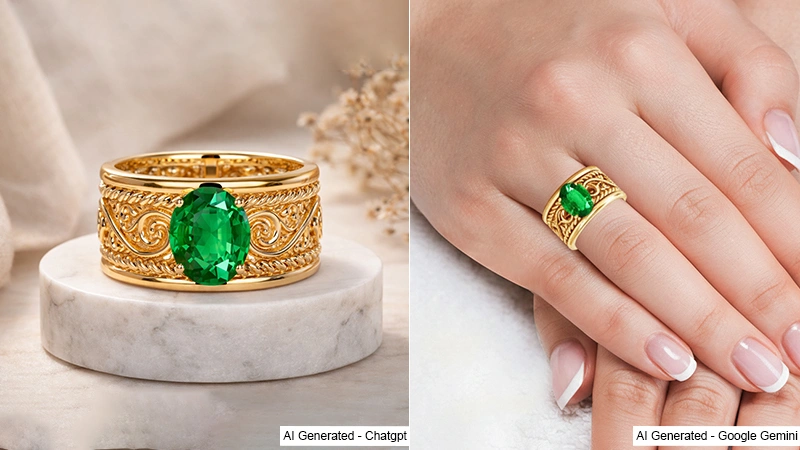 Emerald Vintage Ring