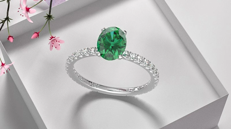 Emerald birthstone Jewelry
