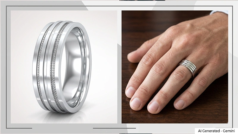 men's jewelry wedding band