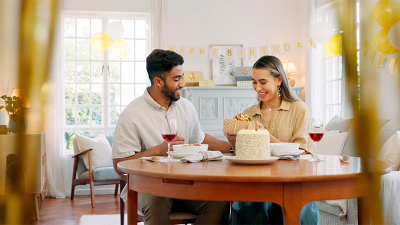 couple celebrating their milestones