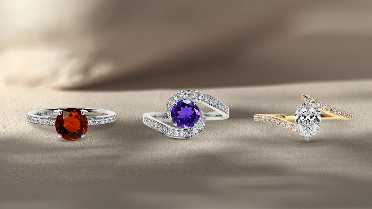 Month-wise Birthstone Engagement Ring Ideas