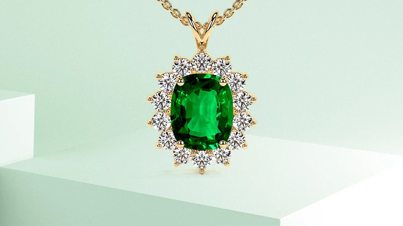 Celestial Emerald Pendant