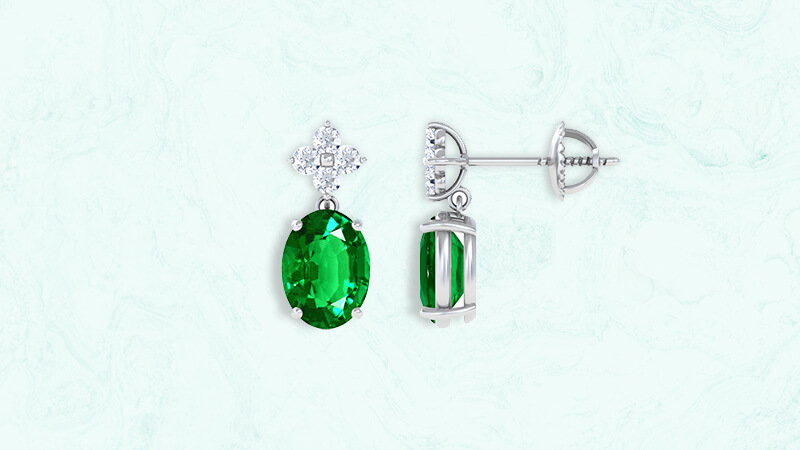 Emerald Earrings