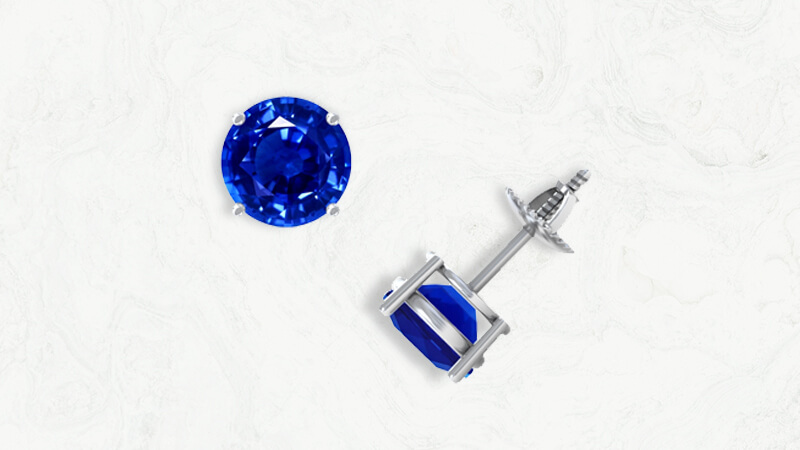 Sapphire earrings