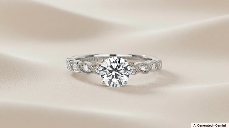 Diamond Vine Ring