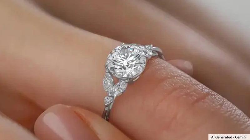 Dainty Sidestone Setting