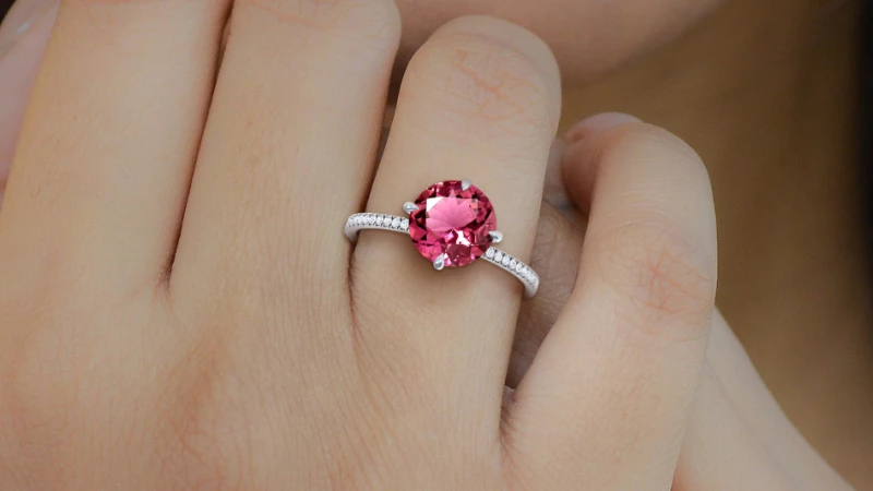 pink gemstone jewelry