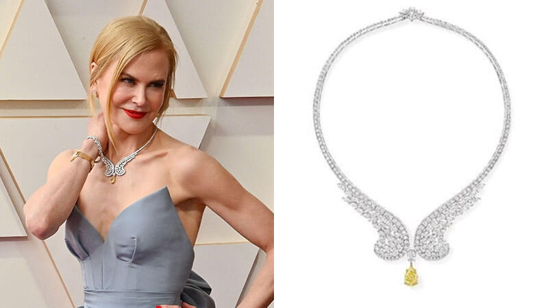Nicole Kidman’s Eagle Yellow Diamond necklace