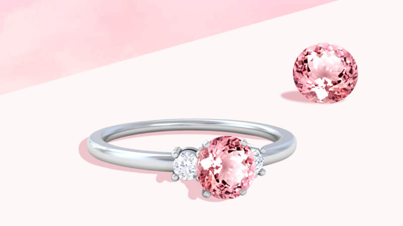 Morganite Rings for Sale at GemsNY