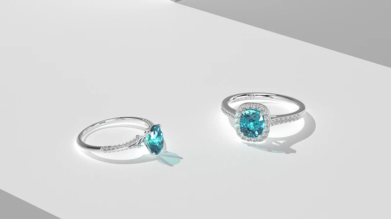 aquamarine rings