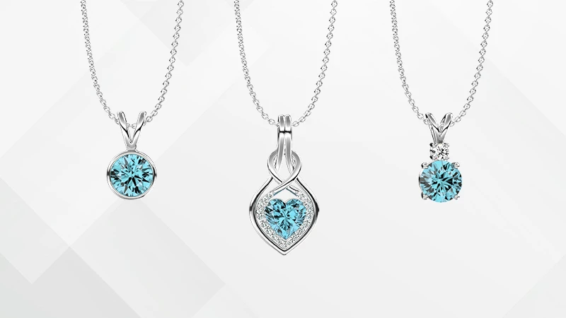 aquamarine pendants