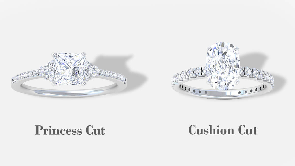 Princess Cut and Cushion Cut: Which Diamond Shape is Made for You?