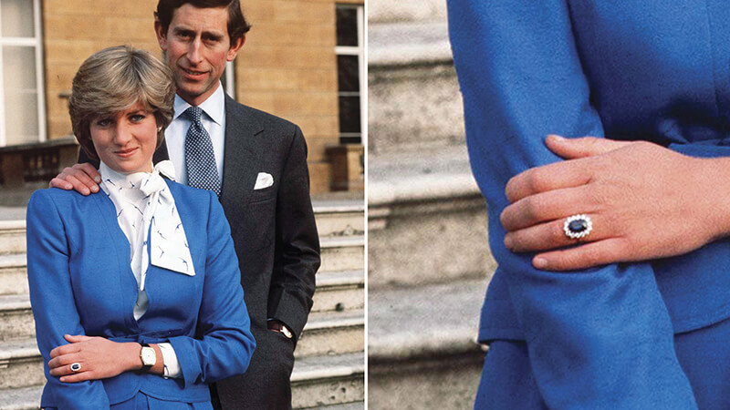 Princess Diana's Blue Sapphire Engagement Ring
