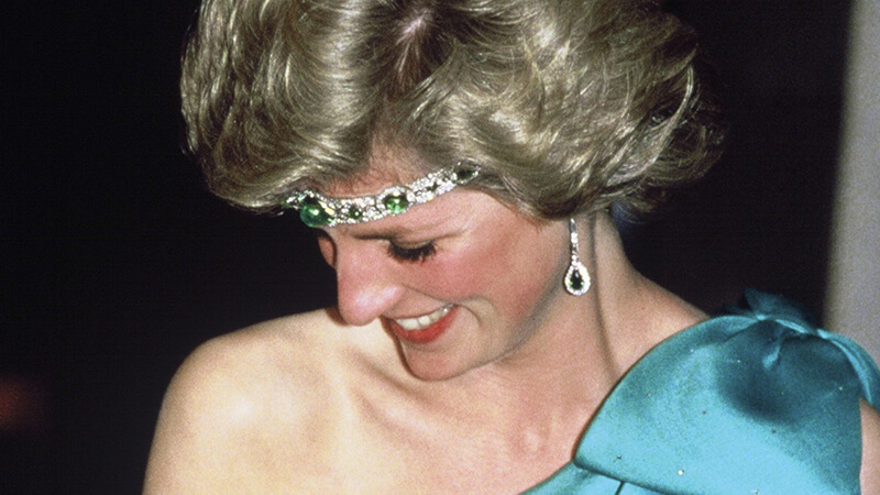 Princess Diana's Emerald Choker/ Headband