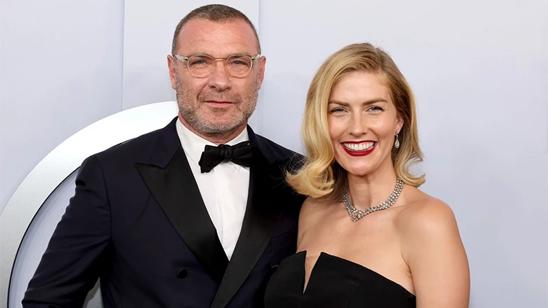Liev Schreiber and Taylor Neisen’s look from Tony Awards