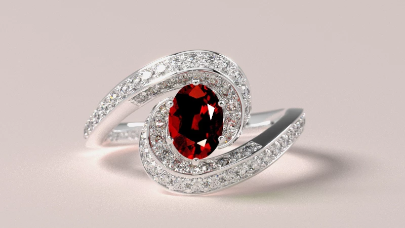 Buy Red Spinel Ring