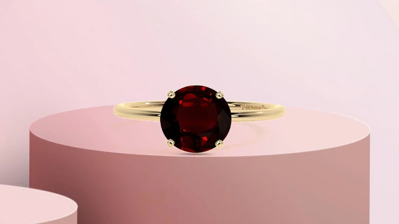 Red Spinel Ring
