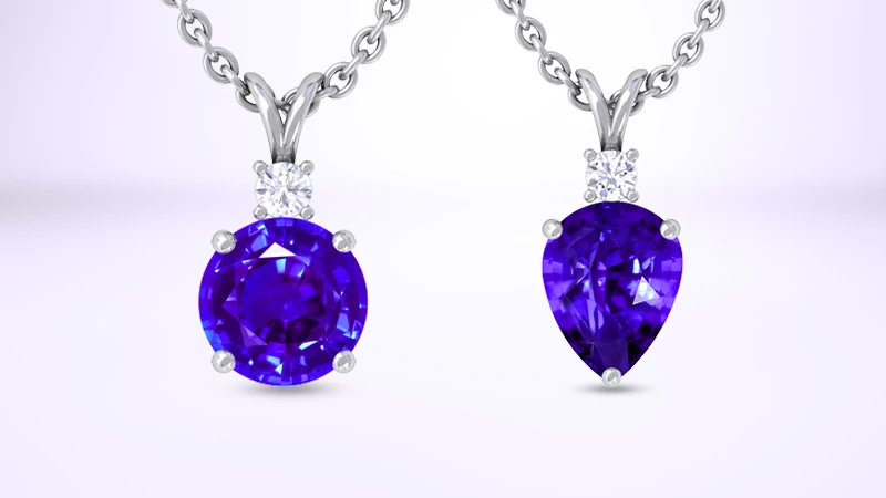 Tanzanite Pendant Necklace