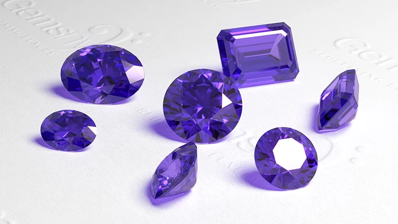 birthstone for Sagittarius is tanzanite