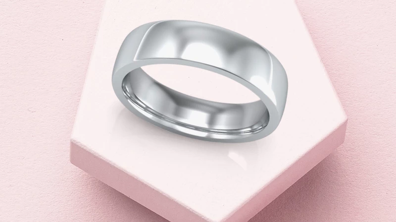Solitaire Wedding Band