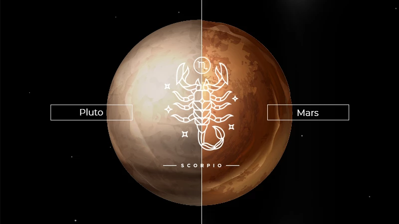 pluto and mars