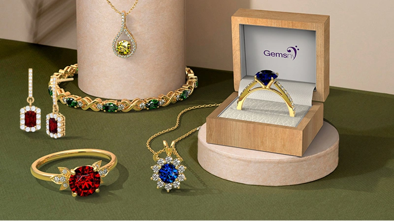 ring, earrings, pendant, bracelet and band