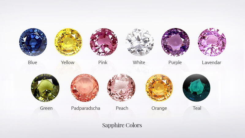 September birthstone Sapphire Gemstone Colors