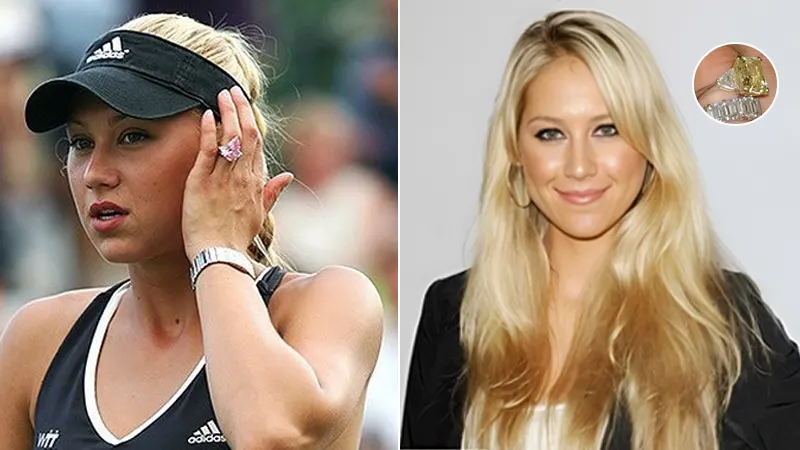 Anna Kournikova inher ring